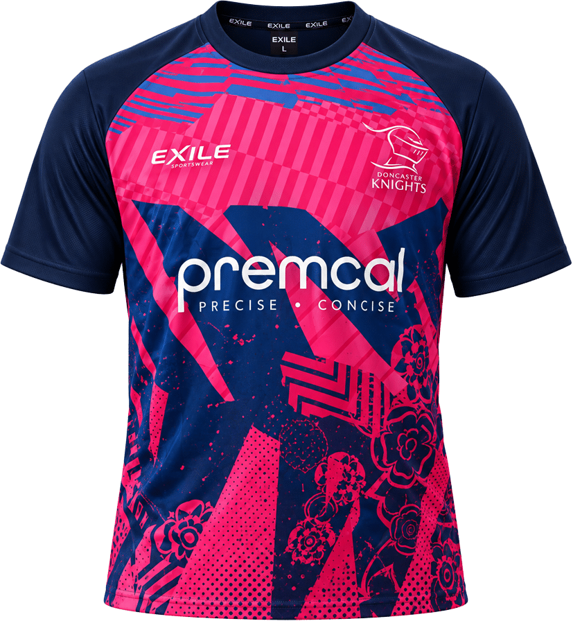 Adult Training Tees 2026-27 (Navy/Pink)